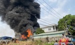 Cháy lớn tại công ty sản xuất nệm, nhiều tài sản bị thiêu rụi