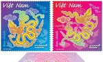 Phát hành bộ tem bưu chính cá chép hóa rồng "Tết Giáp Thìn" 2024