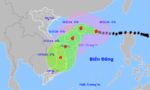 Bão Yinxing giật cấp 17, hướng di chuyển xuống phía Nam