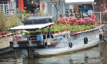 Rực rỡ chợ hoa “trên bến dưới thuyền” ở Bến Bình Đông