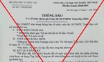 Bộ Giáo dục - Đào tạo cảnh báo giả mạo tổ chức cuộc thi Olympic Toán học