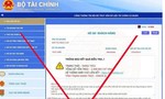 Liên tiếp xuất hiện văn bản, con dấu, trang web giả mạo Bộ Tài chính