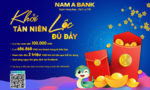 Nam A Bank lì xì khách hàng đầu Xuân 2025