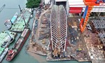 TPHCM: Cầu đi bộ ngàn tỷ vượt sông Sài Gòn chuẩn bị hợp long