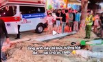 Thương tâm công nhân thi công trên đường phố bị tường đổ đè tử vong