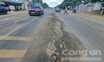 Quốc lộ 19 tiếp tục bị hư hỏng, tiềm ẩn nguy hiểm cho giao thông