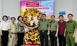 Lãnh đạo các cơ quan, đơn vị đến thăm, chúc mừng Ban Chuyên đề Công an TPHCM