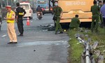 Vụ cháy xe khách khiến 7 người tử vong ở Đồng Nai: Xe va chạm với hộ lan