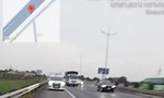 CSGT mở làn dừng khẩn cấp cho ôtô chạy vào cao tốc TP.HCM - Trung Lương để giải tỏa ùn tắc