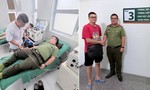 Đại úy Công an hiến tiểu cầu khẩn cấp cứu bệnh nhân tại Bệnh viện Việt Đức
