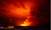 Video núi lửa phun trào dung nham ở Iceland