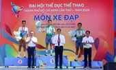 CLB Xe đạp thể thao Công an TPHCM đạt HCV đầu tiên tại Đại hội Thể dục thể thao TPHCM