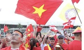 Không khí rộn ràng, cuồng nhiệt ở sân Mỹ Đình trước trận lượt về chung kết ASEAN Cup 2026