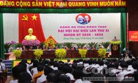 Khai mạc Đại hội đại biểu Đảng bộ tỉnh Đồng Tháp lần thứ XI