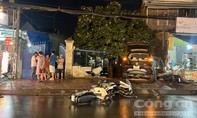 “Xe điên” tông nhiều ô tô và xe máy, húc sập tường nhà dân, một cô gái tử vong