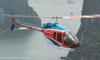 Máy bay trực thăng chở người đi ngắm cảnh trên Vịnh Hạ Long gặp nạn