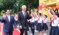 Lễ đón trọng thể Thủ tướng Singapore Lý Hiển Long thăm chính thức Việt Nam