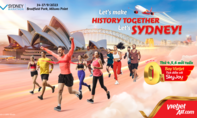 Bay cùng Vietjet, chạy cùng Sydney Marathon gây quỹ ủng hộ trẻ em và người khuyết tật