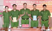 Bắt đối tượng mua bán trái phép sừng tê giác, mật gấu