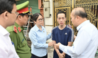 Lãnh đạo TPHCM thăm hỏi, động viên gia đình nạn nhân vụ cháy trên đường Trần Hưng Đạo