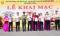 Khai mạc giải bóng đá học sinh THPT Hà Nội – An ninh Thủ đô 2026 Cúp Number 1 active