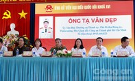 Thiếu tướng Tạ Văn Đẹp công khai số điện thoại để cử tri tiện phản ánh, góp ý
