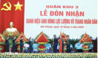 Tổng Bí thư, Chủ tịch nước Tô Lâm dự Lễ đón nhận danh hiệu Anh hùng LLVTND của Quân khu 3