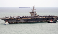 Tàu sân bay USS Abraham Lincoln rỉ sét nặng sau thời gian triển khai ở Trung Đông