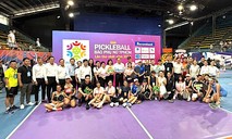 Sôi nổi Giải Pickleball do Báo Phụ nữ TPHCM tổ chức