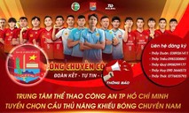 Trung tâm Thể thao Công an TPHCM tuyển sinh cầu thủ năng khiếu bóng chuyền