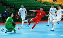 Clip tuyển Futsal Việt Nam thua ngược Uzbekistan 1-2