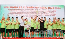 Ấn tượng Giải bóng đá Cụm thi đua số 6 Công an TPHCM mở rộng năm 2024