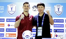 HLV Kim Sang Sik: ‘Lê Giang Patrik thi đấu xuất sắc, ngay cả Ronaldo hay Messi nếu sút anh cũng chặn được…’