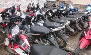 Công an quận Phú Nhuận tìm chủ sở hữu xe máy