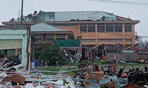 Dông lốc gây thiệt hại ở Quảng Trị