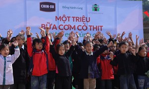 “CHIN-SU Một triệu bữa cơm có thịt” tiếp sức các điểm trường vùng cao năm thứ 2