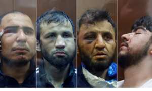 Bốn bị cáo liên quan đến vụ khủng bố trình diện toà ở Moscow