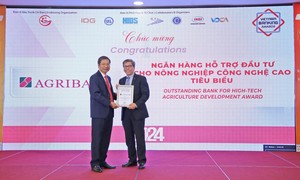 Agribank được vinh danh 3 giải thưởng Ngân hàng Việt Nam tiêu biểu 2024