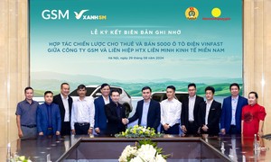 Liên hiệp HTX Liên minh Kinh tế miền Nam thuê và mua 5.000 ô tô điện VinFast