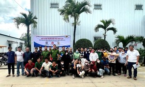 Công an phường Tây Nam: Đồng hành cùng cơ quan, doanh nghiệp vì an toàn cộng đồng