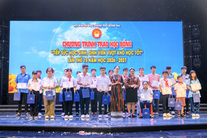 Vedan Việt Nam 15 năm đồng hành, tiếp sức cho HSSV vượt khó học tốt tại Đồng Nai