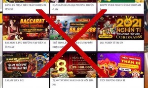 Người dân cảnh giác với việc được tặng vật dụng gắn với quảng cáo cờ bạc trái phép