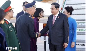 Chủ tịch Quốc hội Trần Thanh Mẫn đến thủ đô Rome, bắt đầu thăm chính thức Cộng hòa Italy