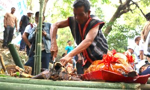 Độc đáo lễ cúng rừng của người Jrai ở Tây Nguyên