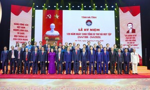 Tổng Bí thư, Chủ tịch nước Tô Lâm dự lễ kỷ niệm 120 năm ngày sinh Tổng Bí thư Hà Huy Tập