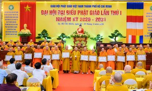 Ngày làm việc thứ nhất Đại hội đại biểu Phật giáo TPHCM lần thứ I, nhiệm kỳ 2026-2031