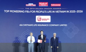 AIA Việt Nam được vinh danh tại Giải thưởng Rồng Vàng 2026