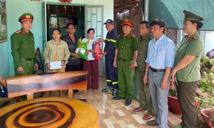 Công an xã Đất Đỏ lan tỏa tinh thần nhân ái vì cộng đồng, giữ vững ANTT địa bàn