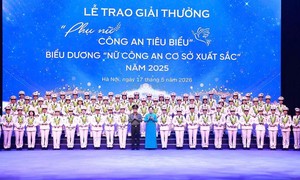 Vinh danh 25 phụ nữ Công an tiêu biểu toàn quốc và 68 nữ Công an cơ sở xuất sắc năm 2025