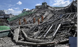 Sập tòa nhà đang xây dựng ở Philippines, 3 người thiệt mạng, 17 người mất tích